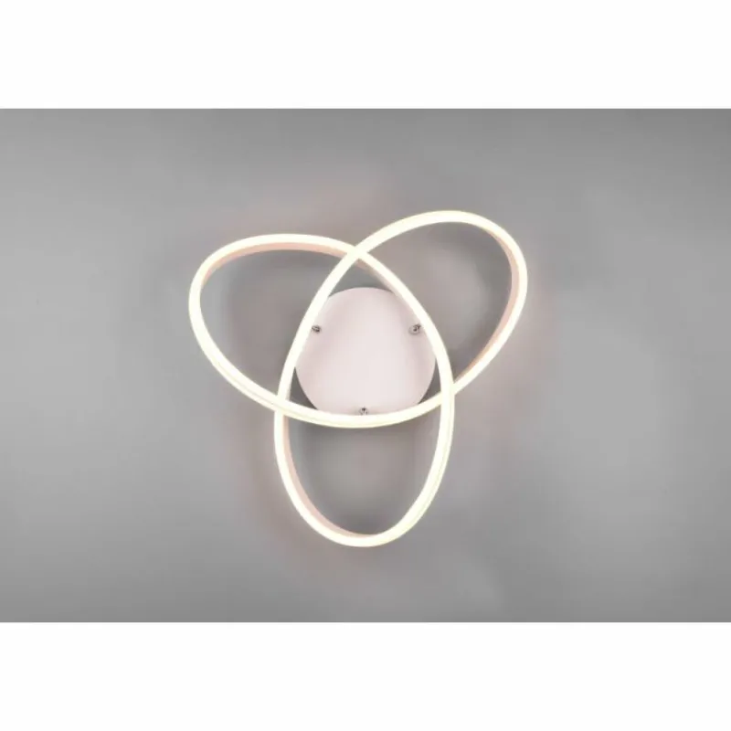 Luminaires Trio Plafonnier Trio-Leuchten Yara LED Blanc, 1 lumière* Éclairage Led