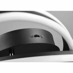 Luminaires Trio Plafonnier Trio-Leuchten Yara LED Noir, 1 lumière* Éclairage Led