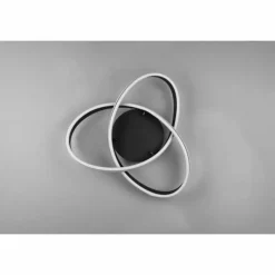 Luminaires Trio Plafonnier Trio-Leuchten Yara LED Noir, 1 lumière* Éclairage Led