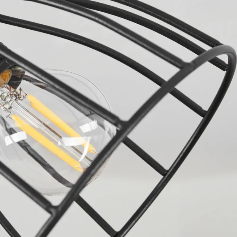 Luminaires Scandinaves-hofstein Plafonnier Tros Écru, Noir, 2 lumières