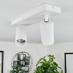 Luminaires Scandinaves-hofstein Plafonnier Trutielle Blanc, 2 lumières