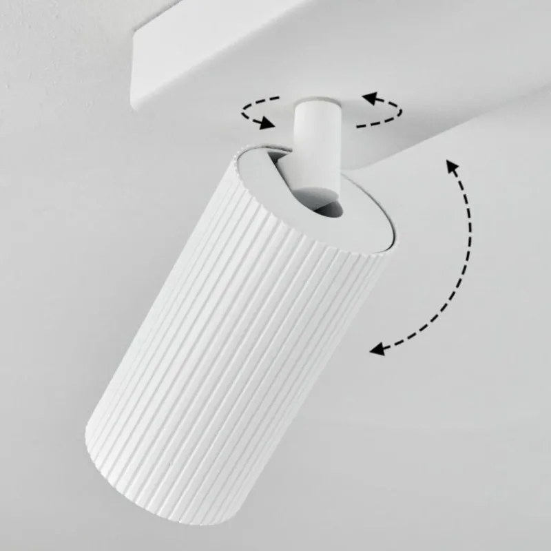 Luminaires Scandinaves-hofstein Plafonnier Trutielle Blanc, 2 lumières