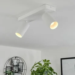 Luminaires Scandinaves-hofstein Plafonnier Trutielle Blanc, 2 lumières