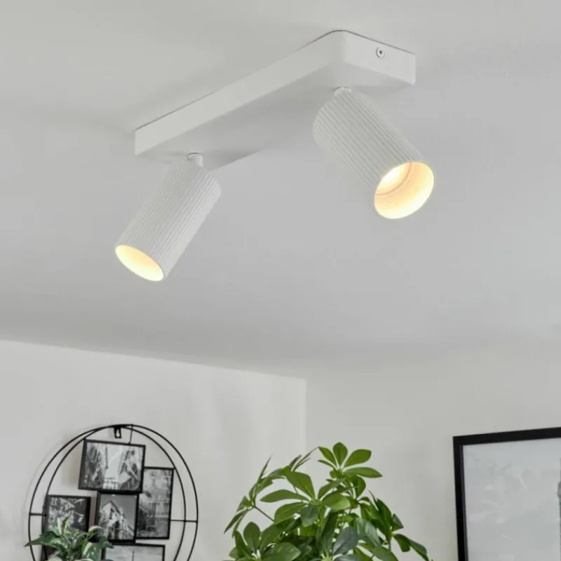 Luminaires Scandinaves-hofstein Plafonnier Trutielle Blanc, 2 lumières