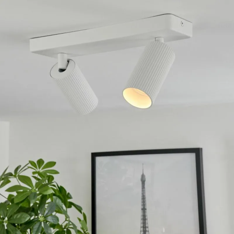 Luminaires Scandinaves-hofstein Plafonnier Trutielle Blanc, 2 lumières