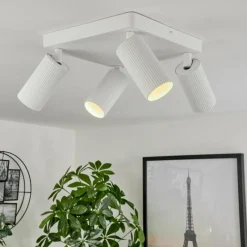 Luminaires Scandinaves-hofstein Plafonnier Trutielle Blanc, 4 lumières