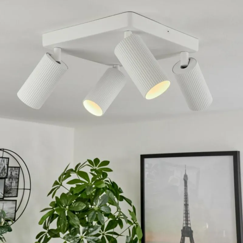 Luminaires Scandinaves-hofstein Plafonnier Trutielle Blanc, 4 lumières