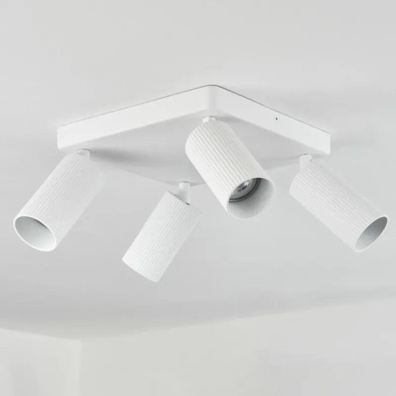 Luminaires Scandinaves-hofstein Plafonnier Trutielle Blanc, 4 lumières