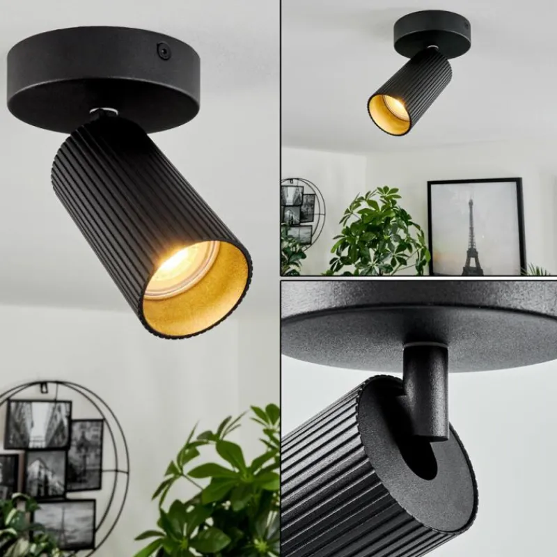 Luminaires Scandinaves-hofstein Plafonnier Trutielle Noir, 1 lumière