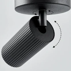 Luminaires Scandinaves-hofstein Plafonnier Trutielle Noir, 1 lumière