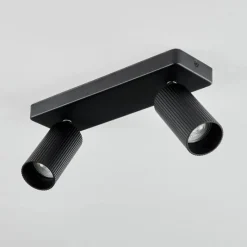 Luminaires Scandinaves-hofstein Plafonnier Trutielle Noir, 2 lumières