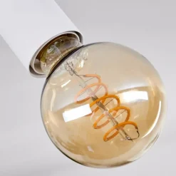 Lampes Vintages & Rétros-hofstein Plafonnier Tulla Blanc, 2 lumières