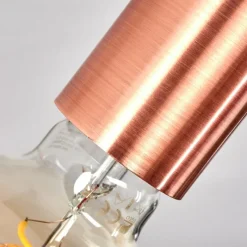 hofstein Plafonnier Tulla Cuivre, Noir, 4 lumières