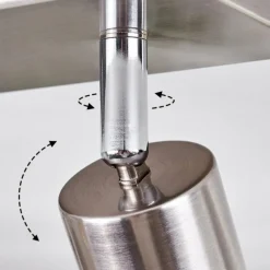 Lampes Vintages & Rétros-hofstein Plafonnier Tulla Nickel mat, 3 lumières