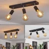 Lampes Vintages & Rétros-hofstein Plafonnier Tulla Noir, 3 lumières