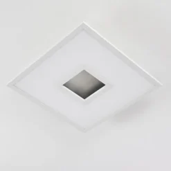 hofstein Plafonnier Turbalá LED Blanc, 2 lumières, Télécommandes, Changeur de couleurs