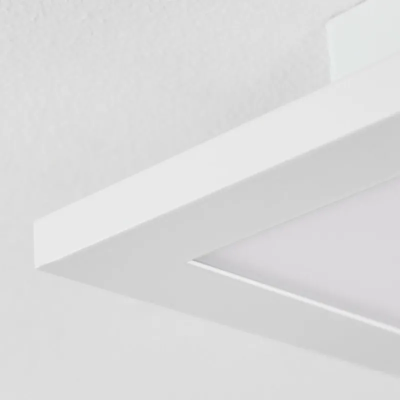 hofstein Plafonnier Turbalá LED Blanc, 2 lumières, Télécommandes, Changeur de couleurs