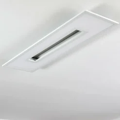 hofstein Plafonnier Turbalá LED Blanc, 1 lumière, Télécommandes, Changeur de couleurs* Éclairage Led
