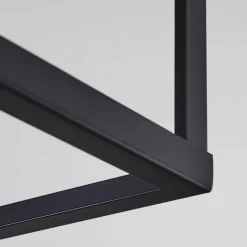 Lampes Vintages & Rétros-hofstein Plafonnier Turiza Bois foncé, Noir, 4 lumières