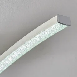 hofstein Plafonnier Tusula LED Acier inoxydable, 3 lumières