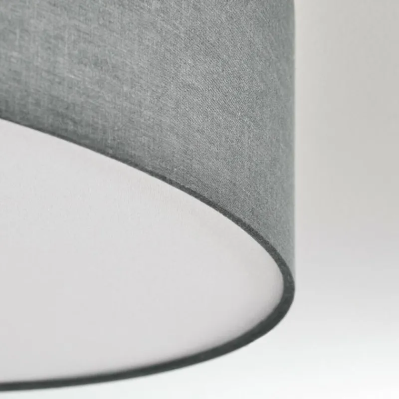 Lampes En Tissu-hofstein Plafonnier Tveid Nickel mat, 3 lumières