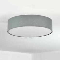 Lampes En Tissu-hofstein Plafonnier Tveid Nickel mat, 3 lumières