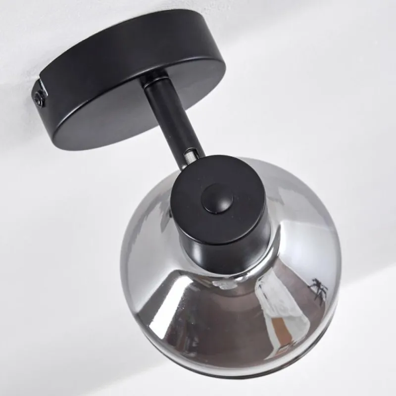 hofstein Plafonnier Tyksov Noir, 1 lumière