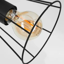 Lampes Vintages & Rétros-hofstein Plafonnier Uatuasa Écru, Noir, 3 lumières