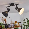 Lampes Industrielles-hofstein Plafonnier Upiano Noir, 2 lumières