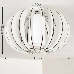 hofstein Plafonnier Valkom Blanc, 1 lumière
