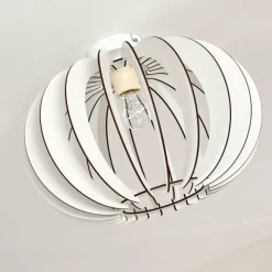 hofstein Plafonnier Valkom Blanc, 1 lumière