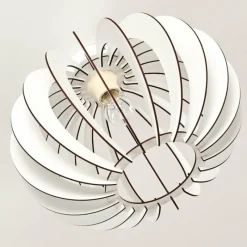 hofstein Plafonnier Valkom Blanc, 1 lumière