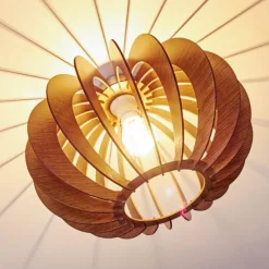 hofstein Plafonnier Valkom Brun, 1 lumière