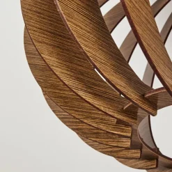 hofstein Plafonnier Valkom Brun, 1 lumière