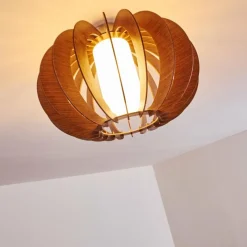 hofstein Plafonnier Valkom Nickel mat, 1 lumière* Plafonniers