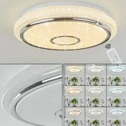 hofstein Plafonnier Vallecito LED Blanc, 1 lumière* Éclairage Led
