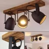 Lampes Industrielles-hofstein Plafonnier Vanuatu Brun, Noir, 3 lumières