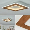 Lampes En Bois-hofstein Plafonnier Varoyang LED Blanc, 1 lumière