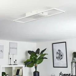 hofstein Plafonnier Vaseux LED Blanc, 1 lumière* Éclairage Led