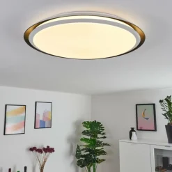 hofstein Plafonnier Vejle LED Blanc, 2 lumières, Changeur de couleurs
