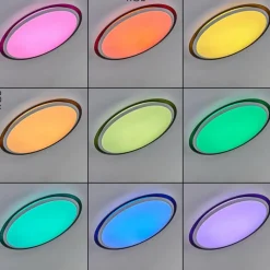 hofstein Plafonnier Vejle LED Blanc, 2 lumières, Changeur de couleurs