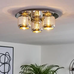 hofstein Plafonnier Verasara Chrome, 3 lumières