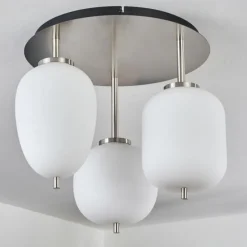 hofstein Plafonnier Verbania Noir, 3 lumières