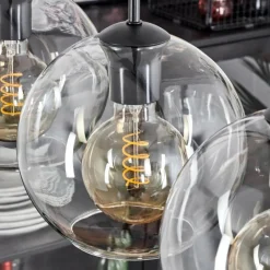 hofstein Plafonnier Verre 20 cm Koyoto Clair, 5 lumières