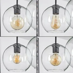 hofstein Plafonnier Verre 20 cm Koyoto Clair, 4 lumières