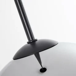 Suspension Verre Fumé-hofstein Plafonnier Verre 20 cm Koyoto Chrome, Fumé, 1 lumière