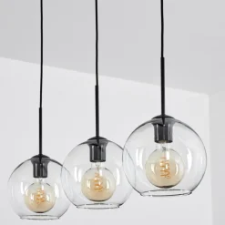 hofstein Plafonnier Verre 20 cm Koyoto Clair, 3 lumières