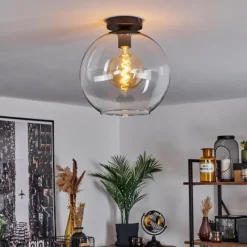 hofstein Plafonnier Verre 30 cm Koyoto Clair, 1 lumière