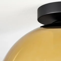 hofstein Plafonnier Verre 30 cm Koyoto Or, Clair, 1 lumière