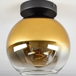 hofstein Plafonnier Verre 20 cm Koyoto Or, Clair, 1 lumière